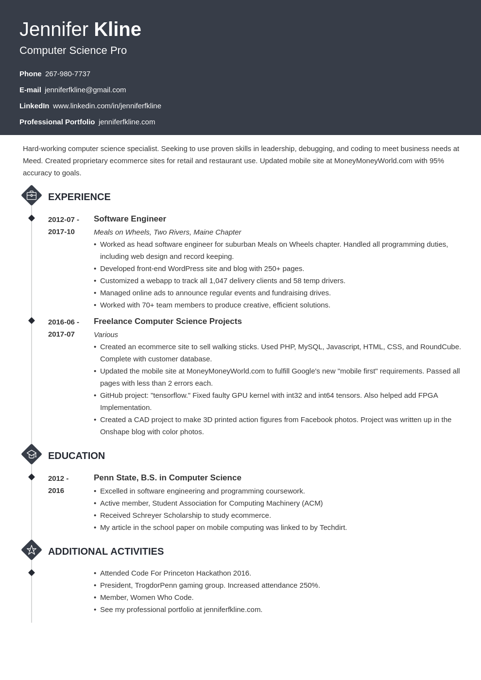 How to List Volunteer Work Experience on a Resume Example