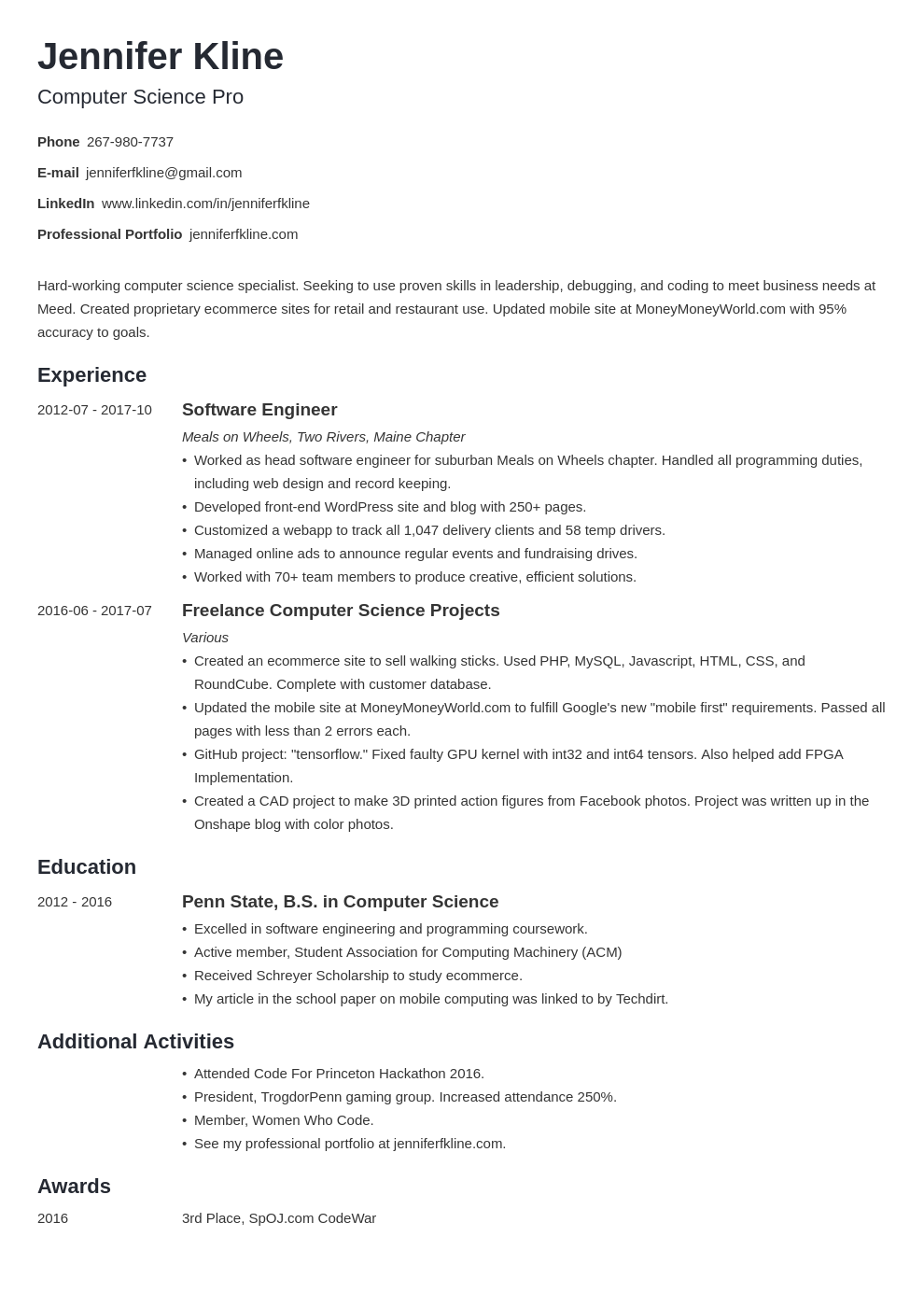 writing a resume volunteer experience