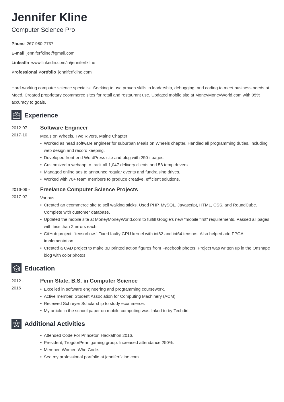 How To List Volunteer Work Experience On A Resume Example