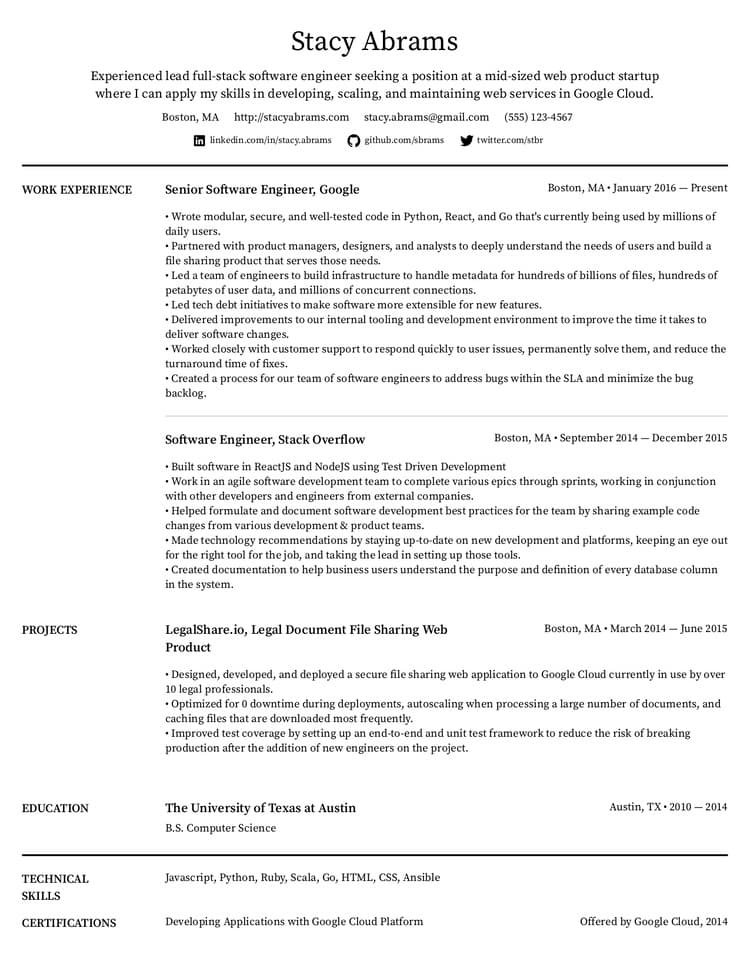 Easy Resume Wakefield Resume Template