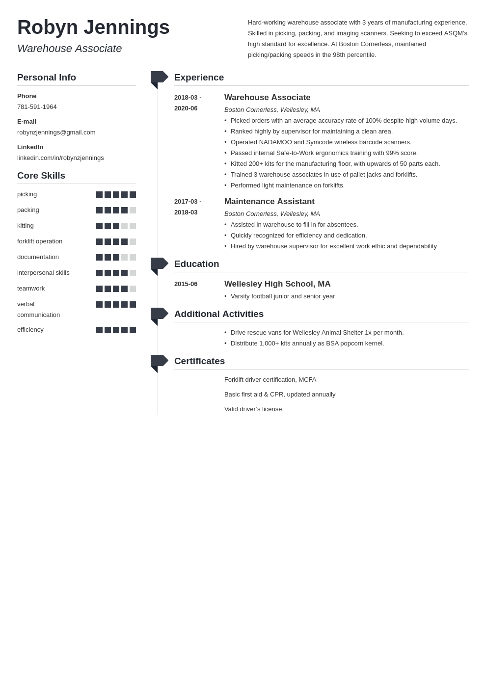 Warehouse Associate Resume Examples - Warehouse Associate Resume Example Template Muse 