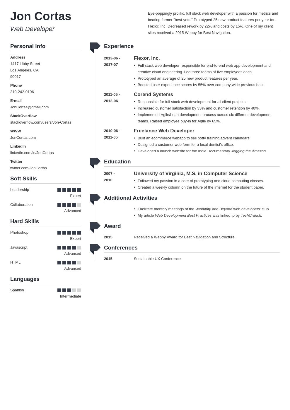 web developer resume template muse