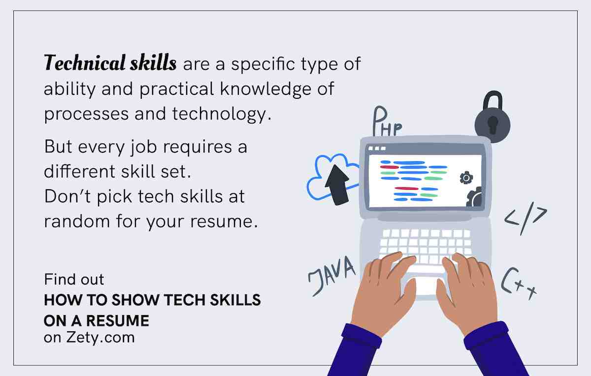 Technical Skills For A Resume Tech Domain Skill Examples 