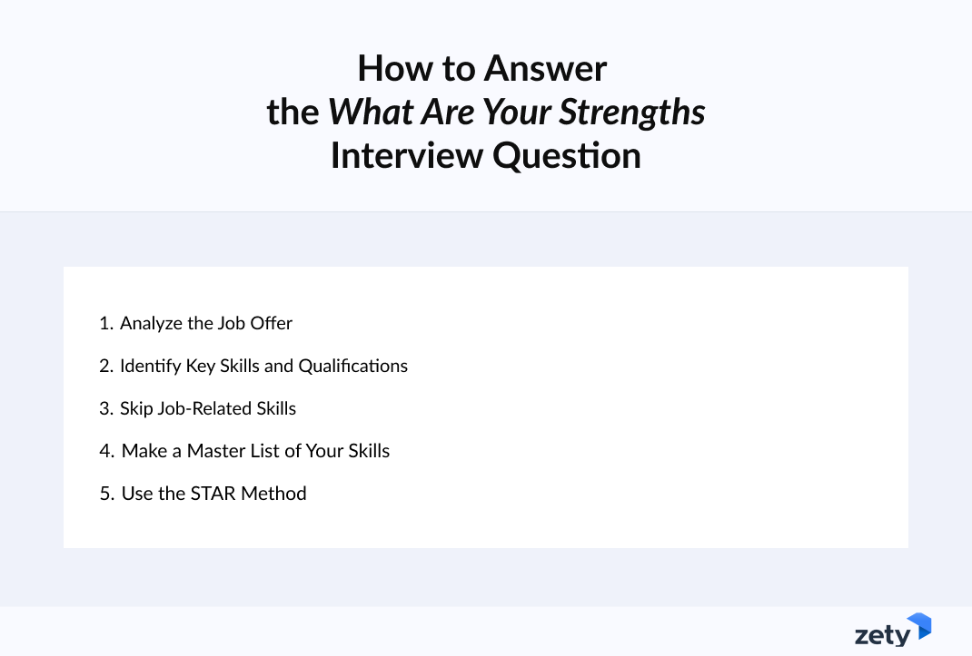 How to Answer the What Are Your Strengths