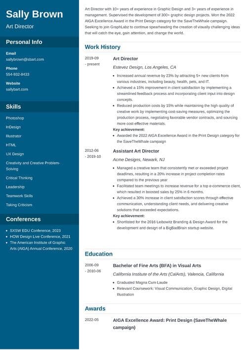 sample resume example