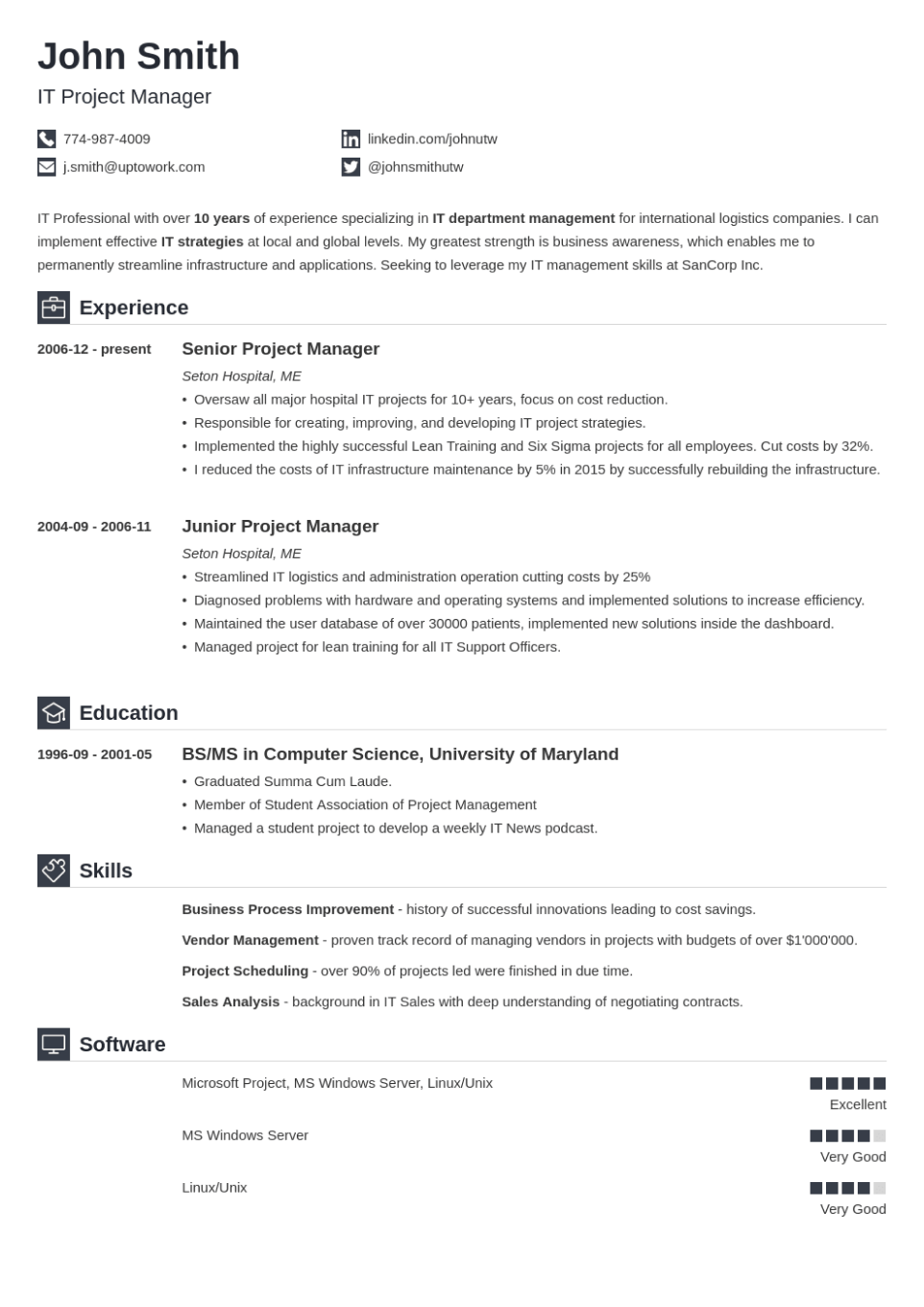 Free printable resume templates you can customize