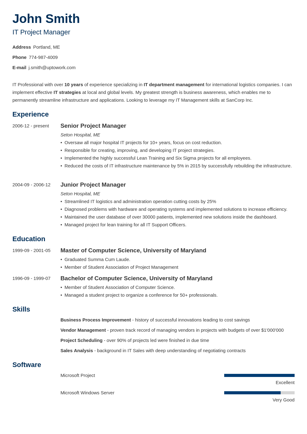 free resume builder software
